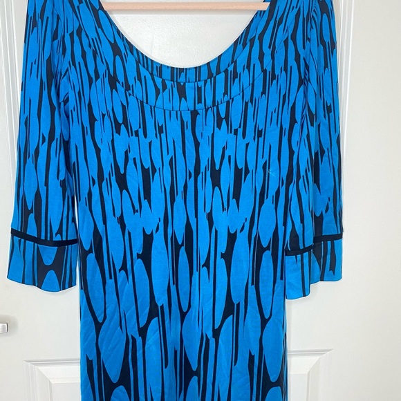 Diane von Furstenberg Aggie Freedom Trail Silk Knit Sheath Mini Dress - Picture 3 of 6